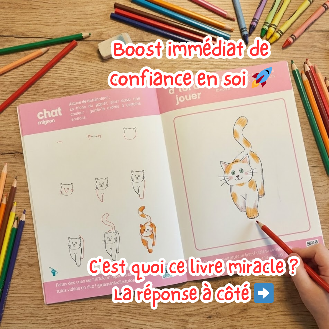 Deuxième exemple de dessin mignon du livre 50 Dessins Faciles et Mignons